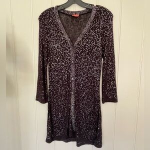 Long Chan Luu Cardigan sweater with sequins Stunning! Size small